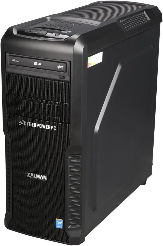 Alt view image 3 of 10 - CyberpowerPC Desktop Computer Stealth Rogue 256 Intel Core i5 4590 (3.30GHz) 8GB DDR3 1TB HDD NVIDIA GeForce GTX 750 Ti 2GB Windows 10 Home 64-Bit