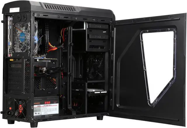 Alt view image 5 of 10 - CyberpowerPC Desktop Computer Stealth Rogue 256 Intel Core i5 4590 (3.30GHz) 8GB DDR3 1TB HDD NVIDIA GeForce GTX 750 Ti 2GB Windows 10 Home 64-Bit