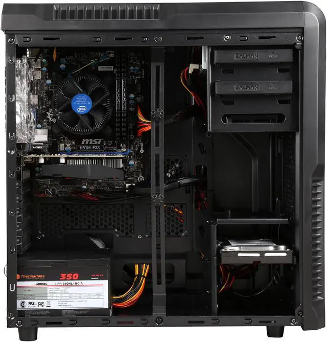 Alt view image 6 of 10 - CyberpowerPC Desktop Computer Stealth Rogue 256 Intel Core i5 4590 (3.30GHz) 8GB DDR3 1TB HDD NVIDIA GeForce GTX 750 Ti 2GB Windows 10 Home 64-Bit