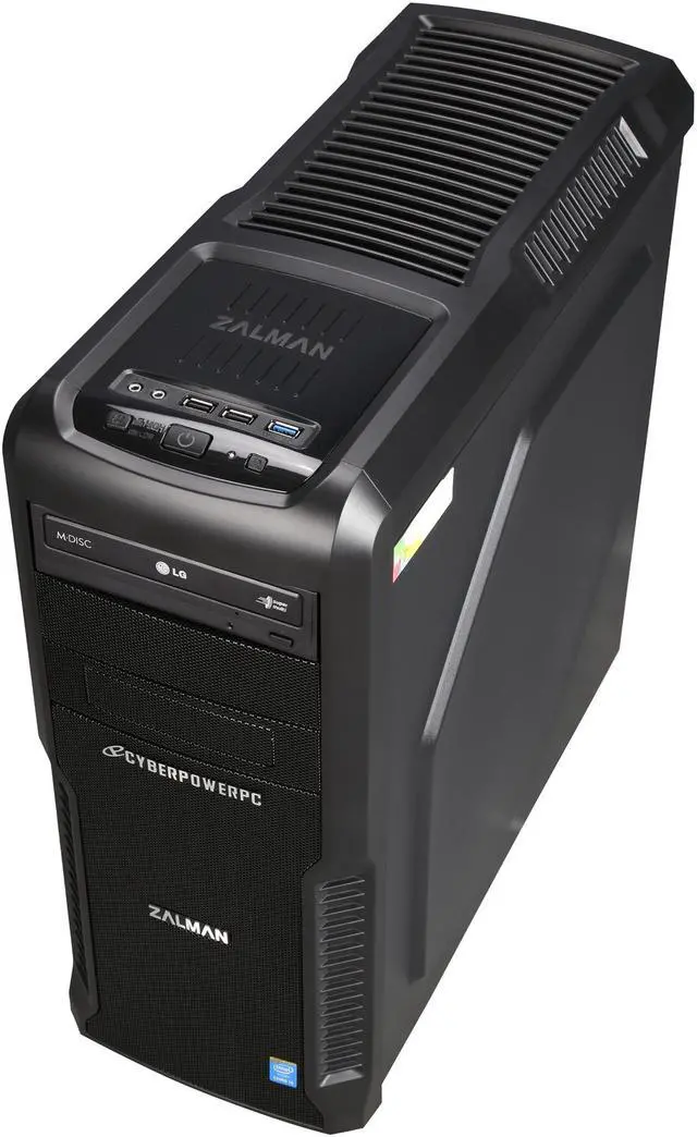 Alt view image 8 of 10 - CyberpowerPC Desktop Computer Stealth Rogue 256 Intel Core i5 4590 (3.30GHz) 8GB DDR3 1TB HDD NVIDIA GeForce GTX 750 Ti 2GB Windows 10 Home 64-Bit