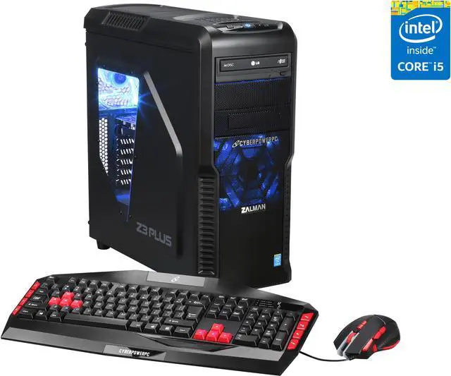 Main image of CyberpowerPC Desktop Computer Stealth Rogue 256 Intel Core i5 4590 (3.30GHz) 8GB DDR3 1TB HDD NVIDIA GeForce GTX 750 Ti 2GB Windows 10 Home 64-Bit