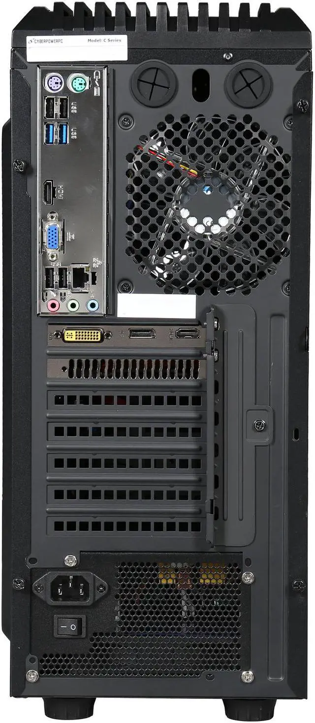Alt view image 5 of 10 - CyberpowerPC Desktop Computer Stealth Ronin 286 Intel Core i5 4690 (3.50GHz) 8GB DDR3 2TB HDD NVIDIA GeForce GTX 750 Ti 2GB Windows 10 Home 64-Bit