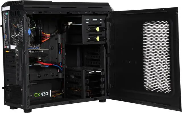 Alt view image 6 of 10 - CyberpowerPC Desktop Computer Stealth Ronin 286 Intel Core i5 4690 (3.50GHz) 8GB DDR3 2TB HDD NVIDIA GeForce GTX 750 Ti 2GB Windows 10 Home 64-Bit