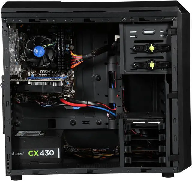 Alt view image 7 of 10 - CyberpowerPC Desktop Computer Stealth Ronin 286 Intel Core i5 4690 (3.50GHz) 8GB DDR3 2TB HDD NVIDIA GeForce GTX 750 Ti 2GB Windows 10 Home 64-Bit