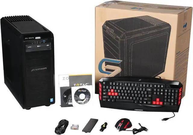 Alt view image 10 of 10 - CyberpowerPC Desktop Computer Stealth Ronin 286 Intel Core i5 4690 (3.50GHz) 8GB DDR3 2TB HDD NVIDIA GeForce GTX 750 Ti 2GB Windows 10 Home 64-Bit
