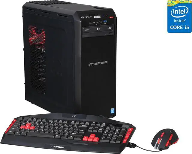 Main image of CyberpowerPC Desktop Computer Stealth Ronin 286 Intel Core i5 4690 (3.50GHz) 8GB DDR3 2TB HDD NVIDIA GeForce GTX 750 Ti 2GB Windows 10 Home 64-Bit