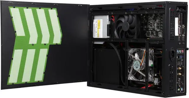 Alt view image 5 of 9 - CyberpowerPC Desktop Computer Zeus Mini A356 A10-Series APU A10-7700K (3.5GHz) 8GB DDR3 2TB HDD NVIDIA GeForce GTX 970 4GB Windows 10 Home 64-Bit