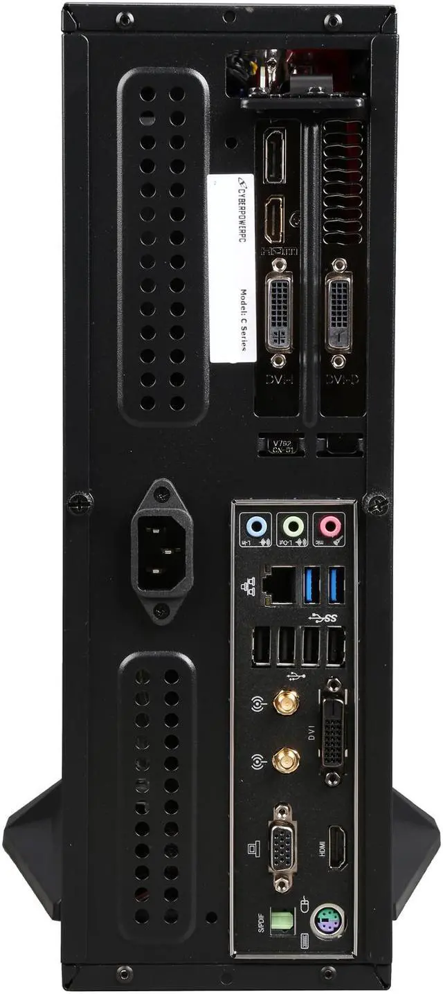 Alt view image 8 of 9 - CyberpowerPC Desktop Computer Zeus Mini A356 A10-Series APU A10-7700K (3.5GHz) 8GB DDR3 2TB HDD NVIDIA GeForce GTX 970 4GB Windows 10 Home 64-Bit