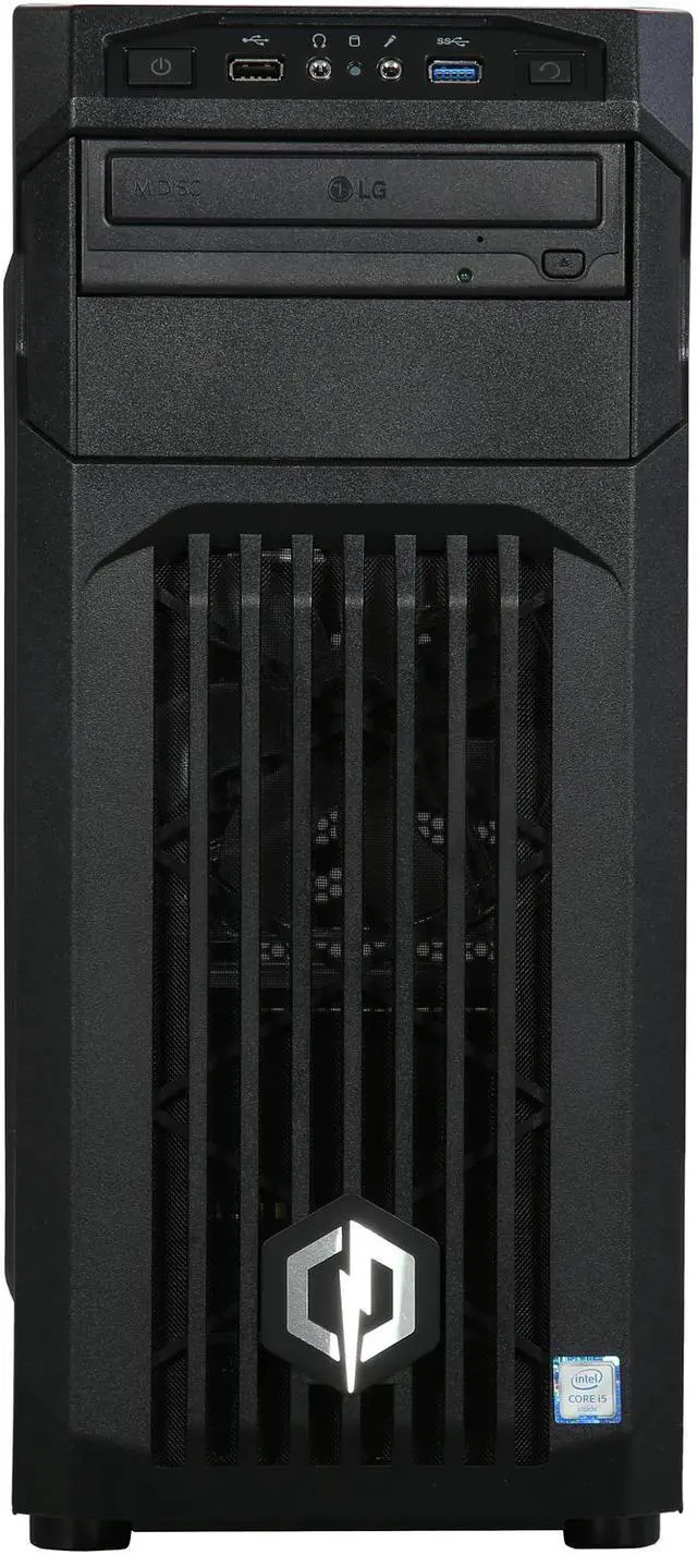 Alt view image 2 of 9 - CyberpowerPC Desktop Computer Gamer Xtreme S101 Intel Core i5-6600K 8GB DDR4 1TB HDD NVIDIA GeForce GTX 1050 2 GB Windows 10 Home 64-Bit