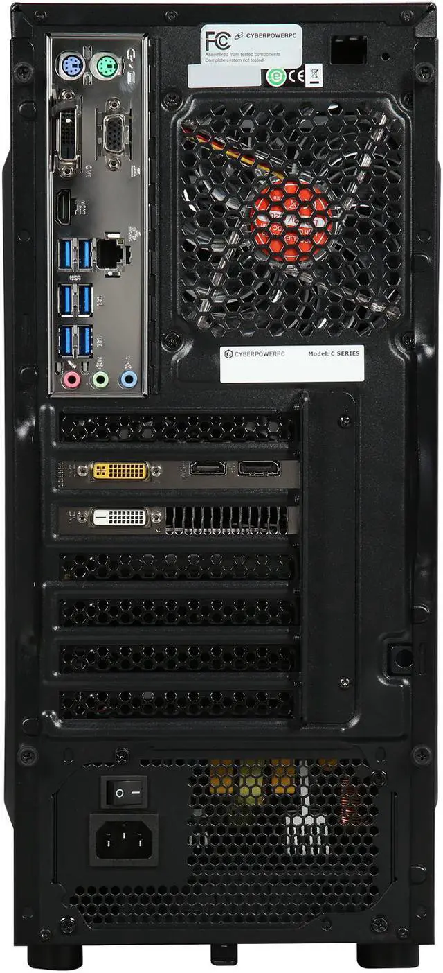 Alt view image 5 of 9 - CyberpowerPC Desktop Computer Gamer Xtreme S101 Intel Core i5-6600K 8GB DDR4 1TB HDD NVIDIA GeForce GTX 1050 2 GB Windows 10 Home 64-Bit