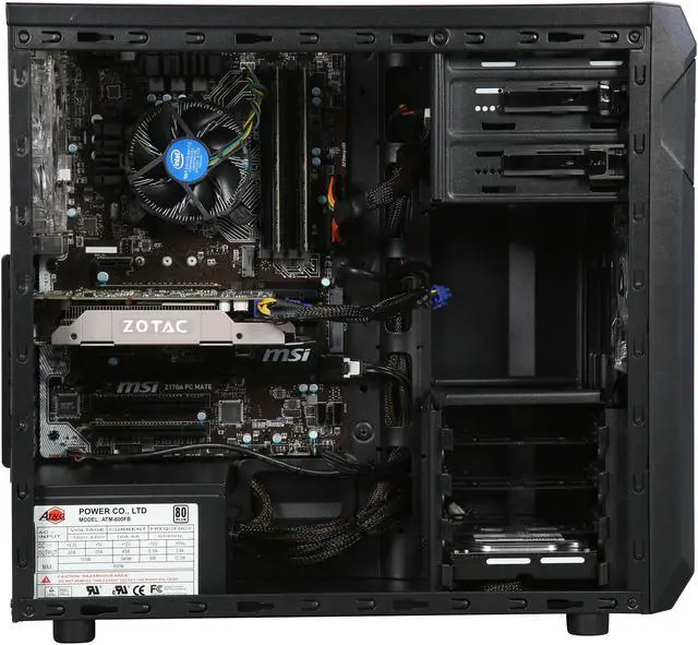 Alt view image 7 of 9 - CyberpowerPC Desktop Computer Gamer Xtreme S101 Intel Core i5-6600K 8GB DDR4 1TB HDD NVIDIA GeForce GTX 1050 2 GB Windows 10 Home 64-Bit