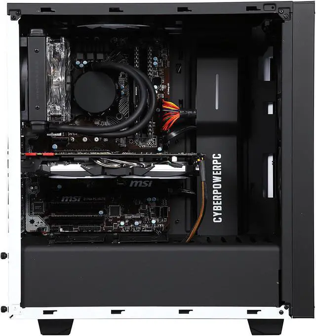 Alt view image 6 of 10 - CyberpowerPC Desktop Computer Stealth Reaper S10LQ Intel Core i7-6700K 16GB DDR4 2TB HDD 240GB SSD GeForce GTX 1070 Windows 10 Home 64-Bit