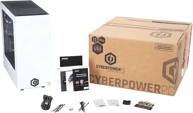 Alt view image 10 of 10 - CyberpowerPC Desktop Computer Stealth Reaper S10LQ Intel Core i7-6700K 16GB DDR4 2TB HDD 240GB SSD GeForce GTX 1070 Windows 10 Home 64-Bit