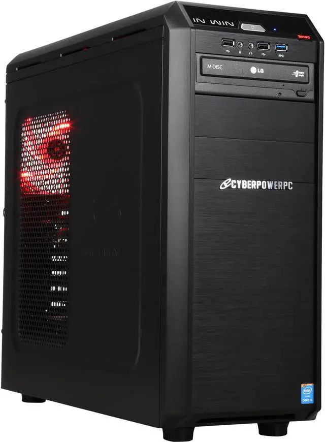 Main image of CyberpowerPC Desktop Computer Stealth Ronin S10 Intel Core i5-6600K 16GB DDR4 1TB HDD NVIDIA GeForce GTX 960 4GB Windows 10 Home 64-Bit