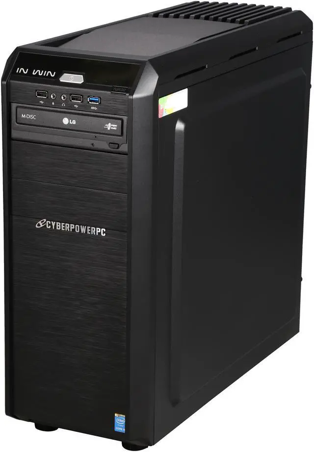 Alt view image 3 of 9 - CyberpowerPC Desktop Computer Stealth Ronin S10 Intel Core i5-6600K 16GB DDR4 1TB HDD NVIDIA GeForce GTX 960 4GB Windows 10 Home 64-Bit
