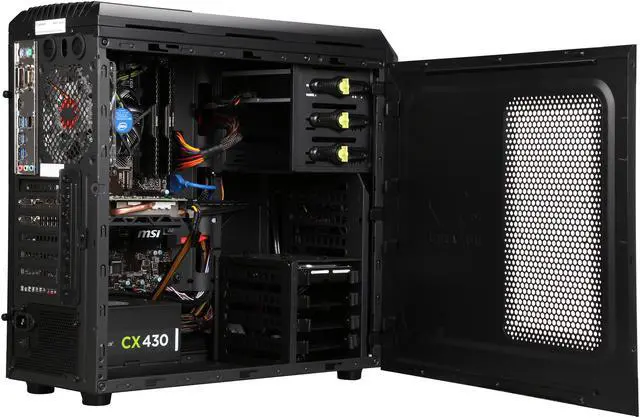 Alt view image 5 of 9 - CyberpowerPC Desktop Computer Stealth Ronin S10 Intel Core i5-6600K 16GB DDR4 1TB HDD NVIDIA GeForce GTX 960 4GB Windows 10 Home 64-Bit