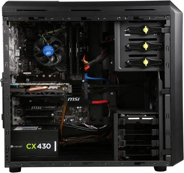 Alt view image 6 of 9 - CyberpowerPC Desktop Computer Stealth Ronin S10 Intel Core i5-6600K 16GB DDR4 1TB HDD NVIDIA GeForce GTX 960 4GB Windows 10 Home 64-Bit