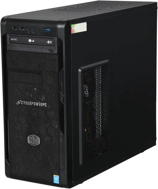 Alt view image 3 of 9 - CyberpowerPC Desktop Computer Stealth Raider S10LQ Intel Core i5-6600K 16GB DDR4 2TB HDD NVIDIA GeForce GTX 980 4GB Windows 10 Home 64-Bit