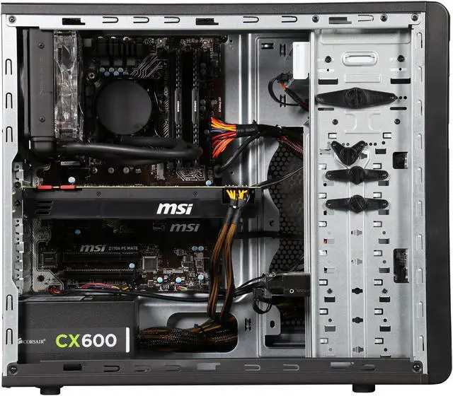 Alt view image 6 of 9 - CyberpowerPC Desktop Computer Stealth Raider S10LQ Intel Core i5-6600K 16GB DDR4 2TB HDD NVIDIA GeForce GTX 980 4GB Windows 10 Home 64-Bit