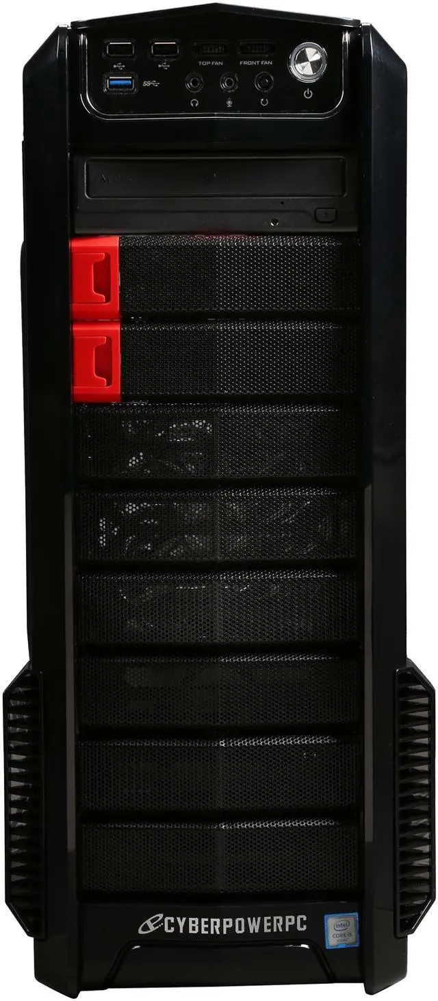 Alt view image 2 of 10 - CyberpowerPC Desktop Computer Gamer Xtreme S100 Intel Core i5 6500 (3.20 GHz) 4 GB DDR4 1 TB HDD NVIDIA Geforce GT 720 1 GB Windows 10 Home 64-Bit