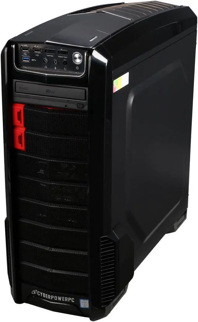 Alt view image 3 of 10 - CyberpowerPC Desktop Computer Gamer Xtreme S100 Intel Core i5 6500 (3.20 GHz) 4 GB DDR4 1 TB HDD NVIDIA Geforce GT 720 1 GB Windows 10 Home 64-Bit