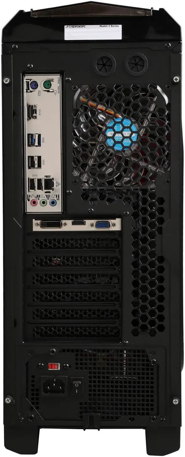 Alt view image 9 of 10 - CyberpowerPC Desktop Computer Gamer Xtreme S100 Intel Core i5 6500 (3.20 GHz) 4 GB DDR4 1 TB HDD NVIDIA Geforce GT 720 1 GB Windows 10 Home 64-Bit