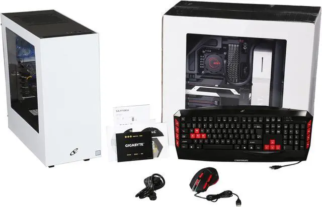 Alt view image 10 of 10 - CyberpowerPC Desktop Computer Gamer Xtreme S202 Intel Core i7-6700K 8GB DDR4 1TB HDD 120GB SSD NVIDIA GeForce GTX 950 2 GB Windows 10 Home 64-Bit