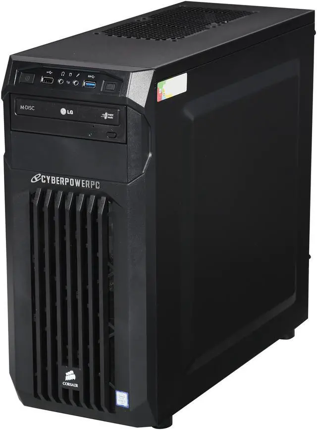 Alt view image 3 of 9 - CyberpowerPC Desktop Computer Gamer Xtreme S302 Intel Core i7 6700K (4.00 GHz) 8 GB DDR4 2 TB HDD 250 GB SSD AMD Radeon R9 380 4 GB Windows 10 Home 64-Bit