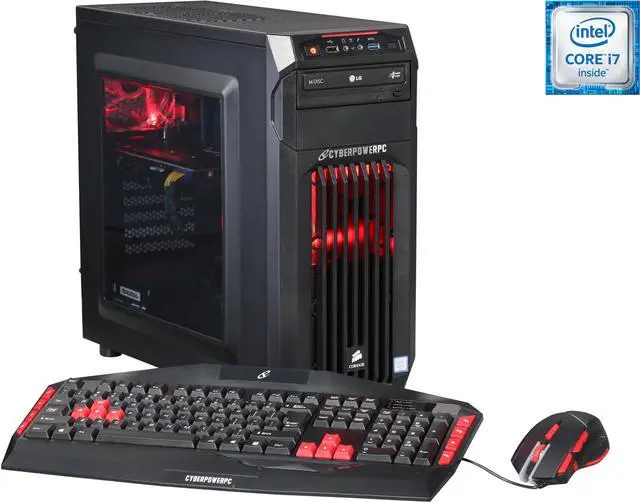 Main image of CyberpowerPC Desktop Computer Gamer Xtreme S302 Intel Core i7 6700K (4.00 GHz) 8 GB DDR4 2 TB HDD 250 GB SSD AMD Radeon R9 380 4 GB Windows 10 Home 64-Bit