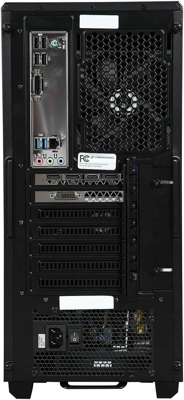 Alt view image 9 of 10 - CyberpowerPC Desktop PC Panzer 5000 Intel Core i5-6600K 16GB DDR4 3TB HDD NVIDIA GeForce GTX 1070 8 GB Windows 10 Home 64-Bit