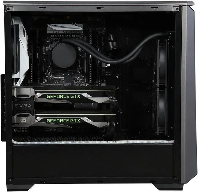 Alt view image 6 of 10 - CyberpowerPC Desktop Computer Panzer VR XL 3000 Intel Core i7-6950X 32GB DDR4 4TB HDD 480GB SSD GeForce GTX 1080