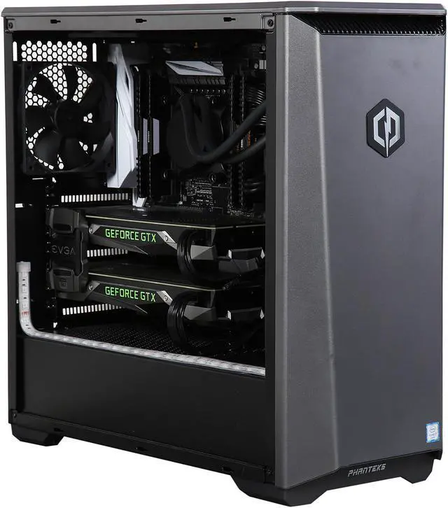 Alt view image 7 of 10 - CyberpowerPC Desktop Computer Panzer VR XL 3000 Intel Core i7-6950X 32GB DDR4 4TB HDD 480GB SSD GeForce GTX 1080