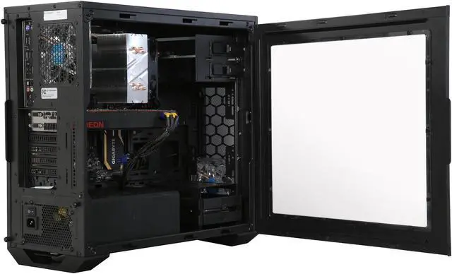 Alt view image 5 of 9 - CyberpowerPC Desktop Computer Gamer Xtreme 1520 Intel Core i7-6800K 16GB DDR4 1TB HDD 250GB SSD AMD Radeon R9 390X 8 GB Windows 10 Home 64-Bit