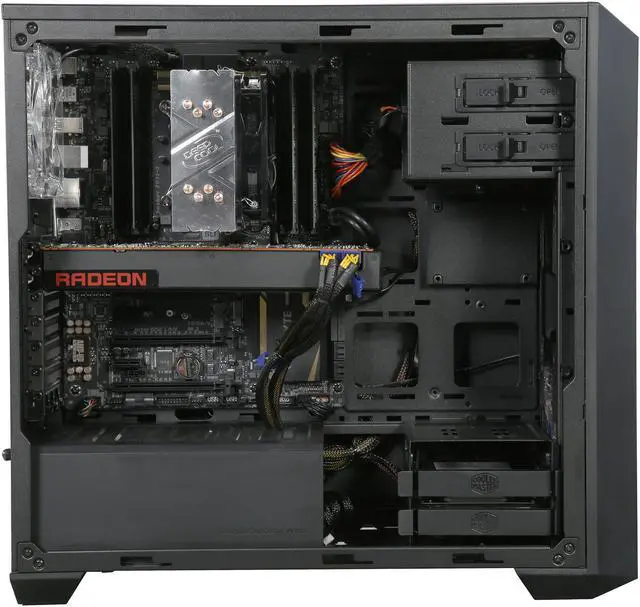 Alt view image 6 of 9 - CyberpowerPC Desktop Computer Gamer Xtreme 1520 Intel Core i7-6800K 16GB DDR4 1TB HDD 250GB SSD AMD Radeon R9 390X 8 GB Windows 10 Home 64-Bit