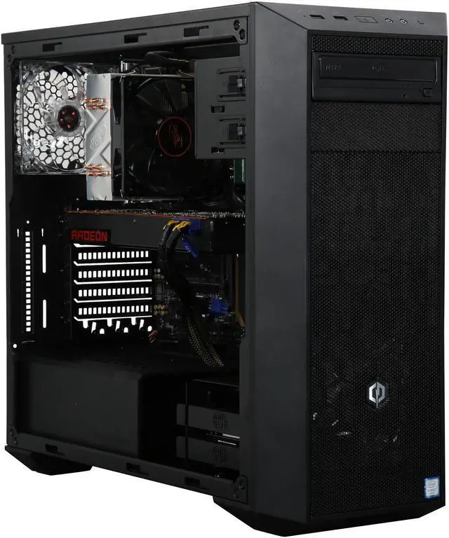 Alt view image 7 of 9 - CyberpowerPC Desktop Computer Gamer Xtreme 1520 Intel Core i7-6800K 16GB DDR4 1TB HDD 250GB SSD AMD Radeon R9 390X 8 GB Windows 10 Home 64-Bit