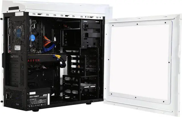 Alt view image 5 of 10 - CyberpowerPC Desktop Computer Gamer Xtreme S146 Intel Core i5-6600K 8GB DDR4 2TB HDD 120GB SSD AMD Radeon RX 480 Windows 10 Home 64-Bit