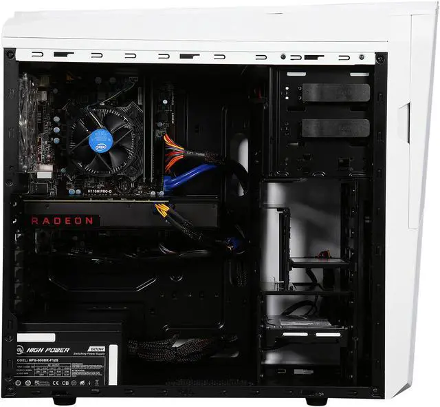 Alt view image 6 of 10 - CyberpowerPC Desktop Computer Gamer Xtreme S146 Intel Core i5-6600K 8GB DDR4 2TB HDD 120GB SSD AMD Radeon RX 480 Windows 10 Home 64-Bit