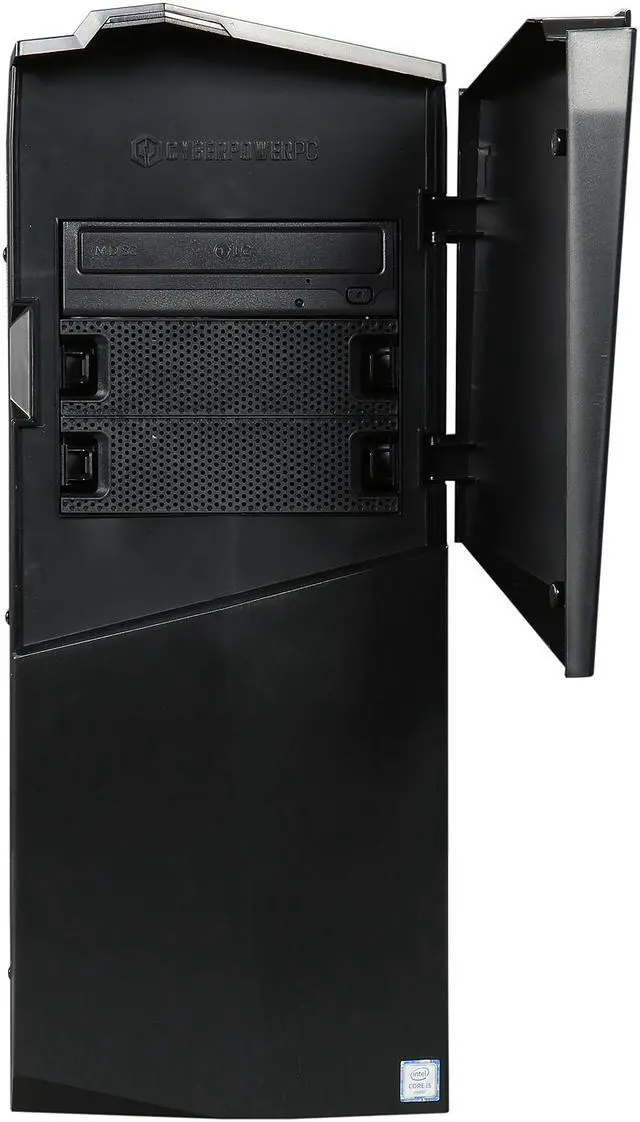 Alt view image 2 of 10 - CyberpowerPC Desktop Computer Gamer Xtreme S136 Intel Core i5-6402P 4GB DDR4 1TB HDD AMD Radeon R7 240 Windows 10 Home 64-Bit