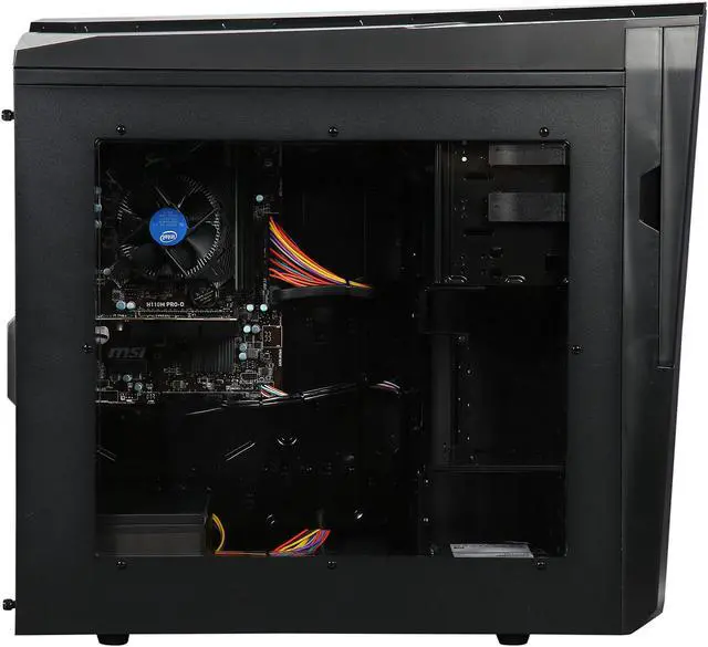 Alt view image 4 of 10 - CyberpowerPC Desktop Computer Gamer Xtreme S136 Intel Core i5-6402P 4GB DDR4 1TB HDD AMD Radeon R7 240 Windows 10 Home 64-Bit