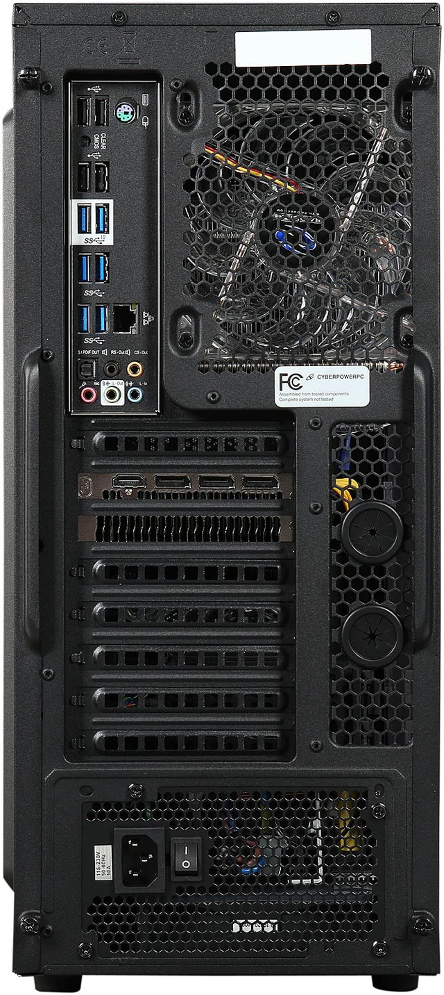 Cyberpowerpc Radeon Rx 480 CyberpowerPC Desktop Computer Gamer Xtreme 1525 Intel Core i7-6800K ...