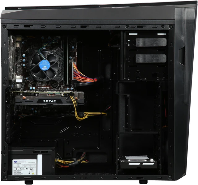 Alt view image 6 of 10 - CyberpowerPC Desktop PC GXS111 Intel Core i5-6402P 8GB DDR4 1TB HDD GeForce GTX 1060 Windows 10 Home 64-Bit