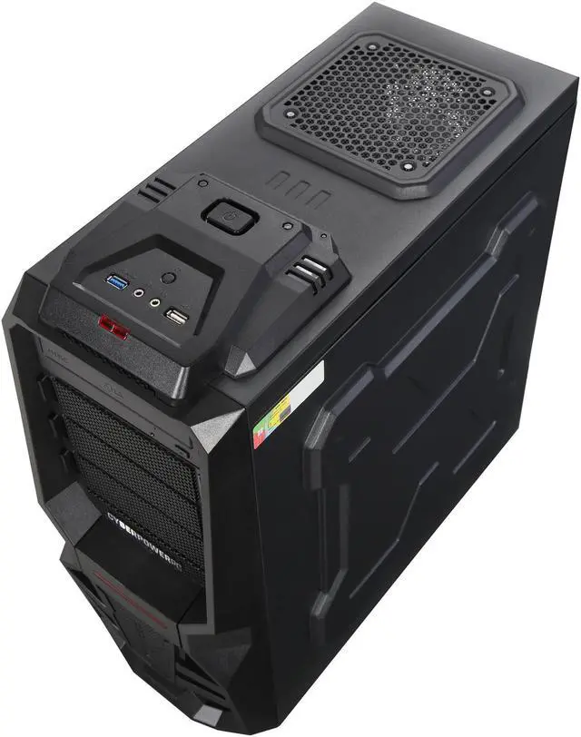 Alt view image 8 of 10 - CyberpowerPC Desktop Computer Gamer Ultra 2237 AMD FX-Series FX-6300 8GB DDR3 1TB HDD 120GB SSD GeForce GTX 1060 Windows 10 Home 64-Bit