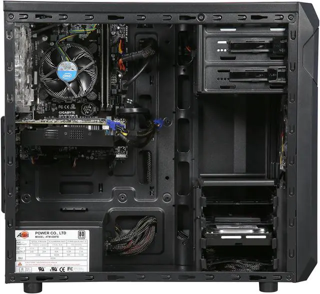 Alt view image 6 of 9 - CyberpowerPC Desktop Computer Gamer Xtreme S216 Intel Core i7-6700K 8GB DDR4 1TB HDD 120GB SSD GeForce GTX 1060 Windows 10 Home 64-Bit