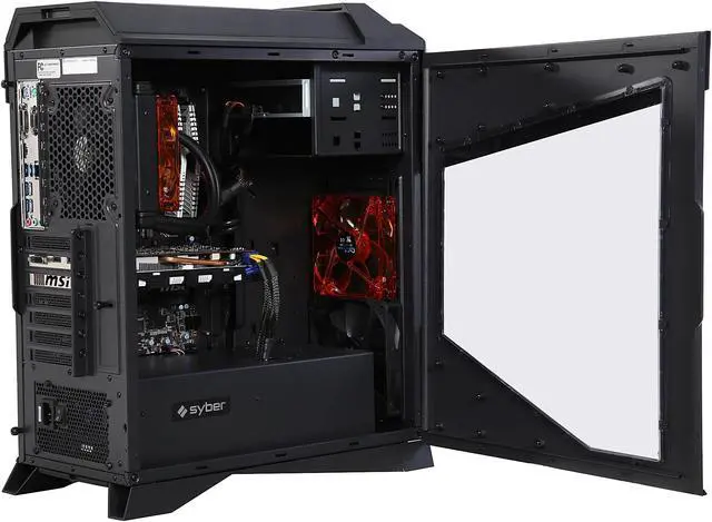 Alt view image 5 of 9 - CyberpowerPC Desktop Computer SYBER M VR200 Intel Core i5-6600K 8GB DDR4 1TB HDD 120GB SSD GeForce GTX 1060 Windows 10 Home 64-Bit