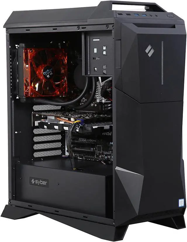 Alt view image 7 of 9 - CyberpowerPC Desktop Computer SYBER M VR200 Intel Core i5-6600K 8GB DDR4 1TB HDD 120GB SSD GeForce GTX 1060 Windows 10 Home 64-Bit