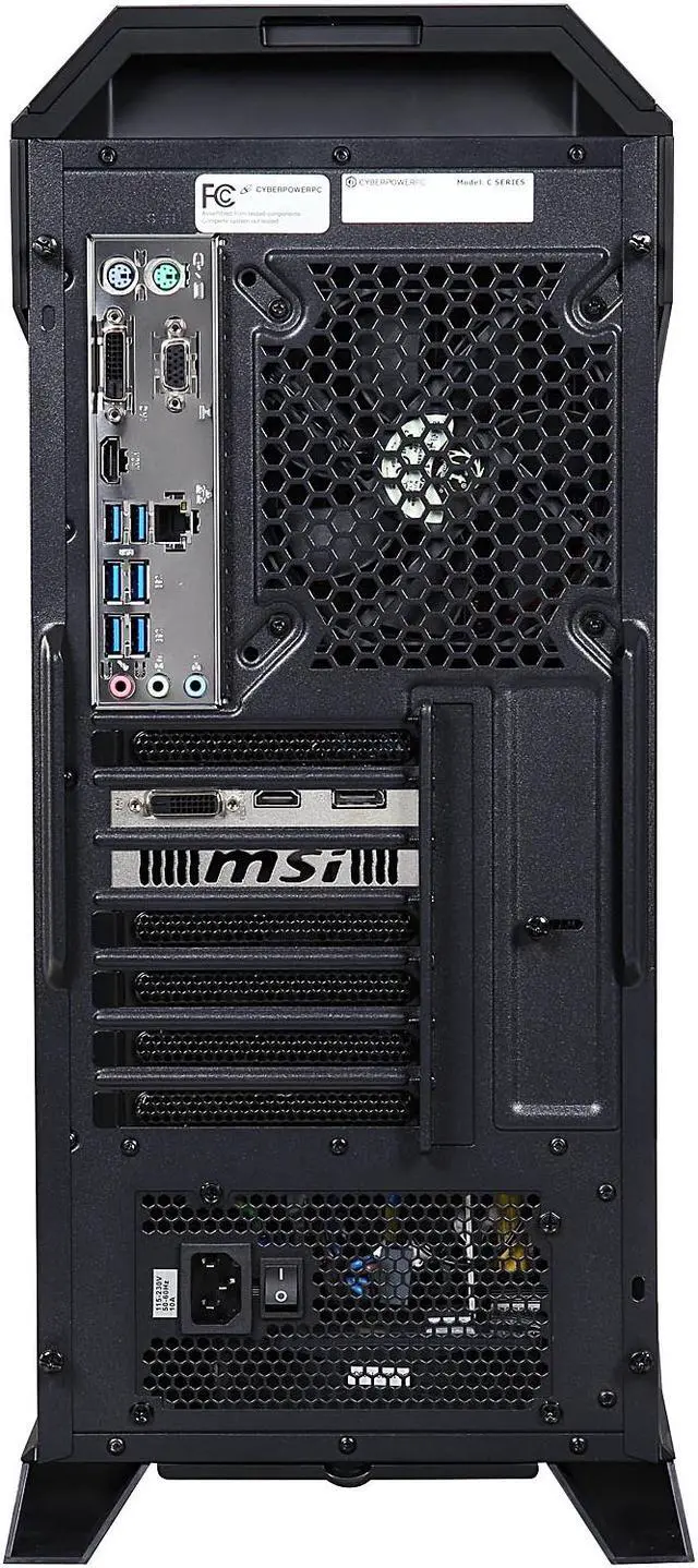 Alt view image 8 of 9 - CyberpowerPC Desktop Computer SYBER M VR200 Intel Core i5-6600K 8GB DDR4 1TB HDD 120GB SSD GeForce GTX 1060 Windows 10 Home 64-Bit