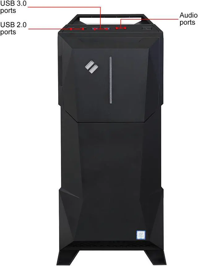 Alt view image 2 of 9 - CyberpowerPC Desktop Computer SYBER M VR200 Intel Core i5-6600K 8GB DDR4 1TB HDD 120GB SSD GeForce GTX 1060 Windows 10 Home 64-Bit