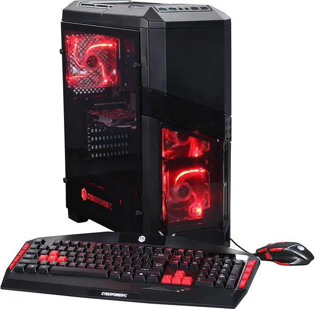 Main image of CyberpowerPC Desktop Computer Gamer Ultra 2239 AMD FX-Series FX-6300 8GB DDR3 1TB HDD AMD Radeon RX 460 Windows 10 Home 64-Bit
