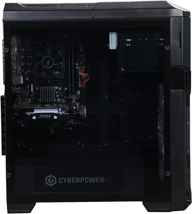 Alt view image 4 of 10 - CyberpowerPC Desktop Computer Gamer Ultra 2239 AMD FX-Series FX-6300 8GB DDR3 1TB HDD AMD Radeon RX 460 Windows 10 Home 64-Bit