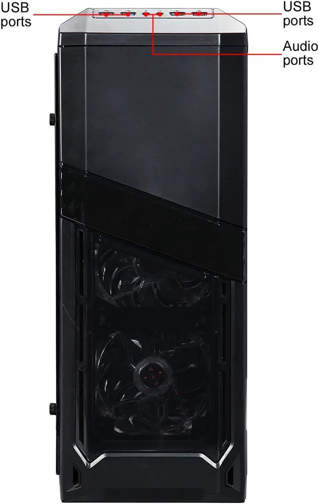 Alt view image 2 of 10 - CyberpowerPC Desktop Computer Gamer Ultra 2239 AMD FX-Series FX-6300 8GB DDR3 1TB HDD AMD Radeon RX 460 Windows 10 Home 64-Bit